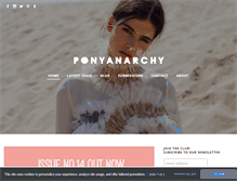 Tablet Screenshot of ponyanarchy.com